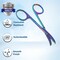A2Z Scilab Stitch Suture Scissors 3.5 One Hook Blade Stainless Steel, Multi Titanium Color A2Z-ZR867 - alternate 8